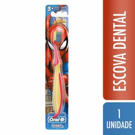 ESCOVA DENTAL ORAL-B STAGES SPIDER-MAN 1 UNIDADE