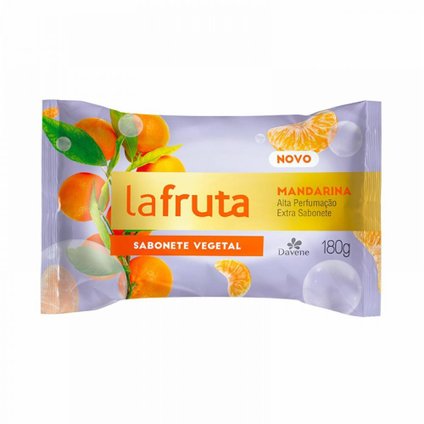 SABONETE BARRA DAVENE LA FRUTA MANDARINA 180G