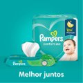 LENÇOS UMEDECIDOS PAMPERS ALOE VERA LEVE 4 PAGUE 3 COM 48 UNIDADES