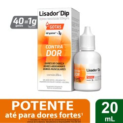 Analgésico Lisador Dip Gotas 500mg/ml 20ml