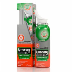 RINOSORO JET XT 0,9% SPRAY NASAL DE JATO CONTÍNUO 100ML