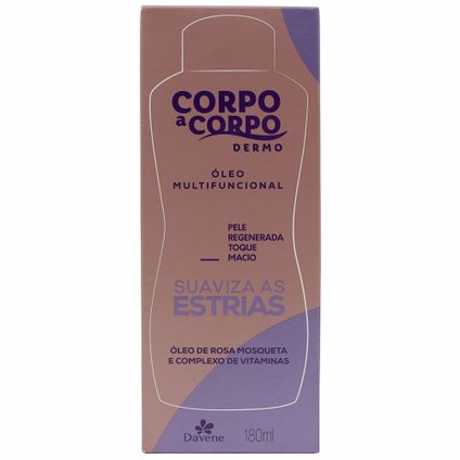 OLEO CORPORAL DAVENE MULTIFUNCIONAL DE ROSA MOSQUETA 180 ML
