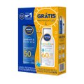 KIT PROTETOR SOLAR NIVEA FPS50 200ML GRÁTIS PROTETOR SOLAR NIVEA KIDS SENSITIVE FPS60 100ML