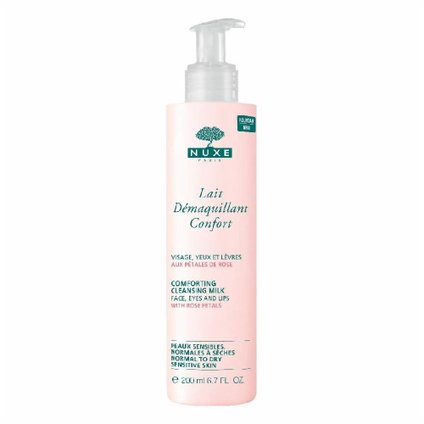 LEITE DEMAQUILANTE NUXE ROSE PETALS CONFORT CLEAN 200ML
