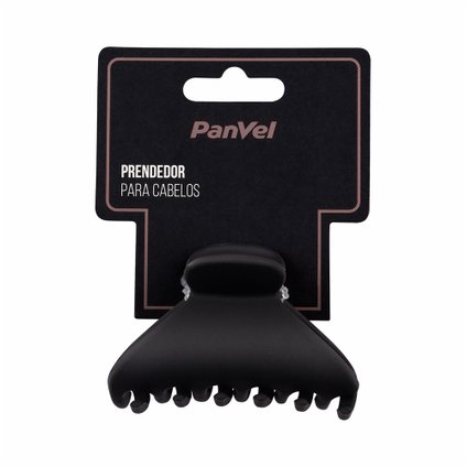 PIRANHA PARA CABELO PANVEL ACESSÓRIOS PRETA FOSCA TAMANHO M
