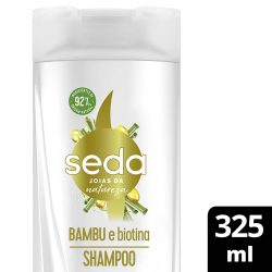 Shampoo Seda Recarga Natural Biotina Com Óleo De Ricino 325ml