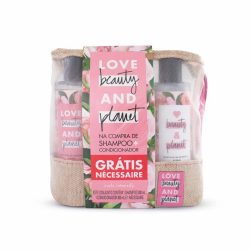 Kit Love Beauty And Planet Manteiga De Murumuru & Rosa Shampoo 300ml + Condicionador 300ml + Necessa