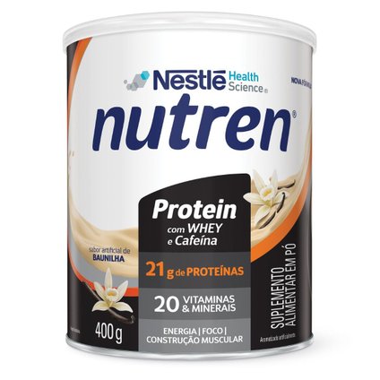 SUPLEMENTO ALIMENTAR NUTREN PROTEIN BAUNILHA 400G