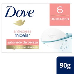 Sabonete Barra Dove Micelar 90g Com 6 Unidades - Leve Mais Pague Menos