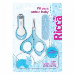 Kit Manicure Baby Ricca Azul