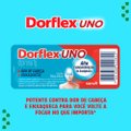 ANALGÉSICO DORFLEX UNO ENXAQUECA DIPIRONA MONOIDRATADA 1G 4 COMPRIMIDOS