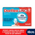Kit Dorflex Uno Analgésico E Enxaqueca Dipirona 1G 10 Comprimidos 3 unidades
