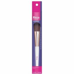 Pincel Ricca Rose Gold Para Base