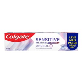 CREME DENTAL COLGATE SENSITIVE PRO ALÍVIO IMEDIATO ORIGINAL 140G