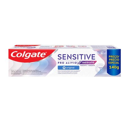 CREME DENTAL COLGATE SENSITIVE PRO ALÍVIO IMEDIATO ORIGINAL 140G