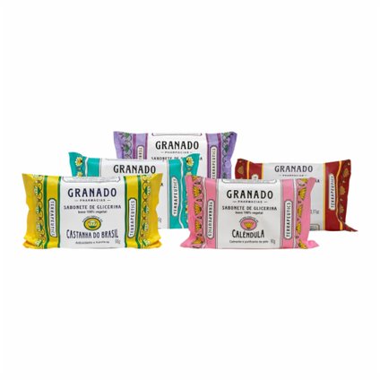 KIT BANHO GRANADO TERRAPEUTICS 5 SABONETES 90G