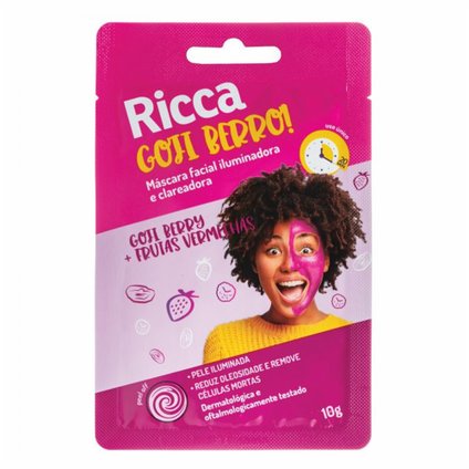 MÁSCARA FACIAL RICCA GOJI BERRO! 10G