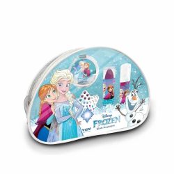 Kit Maquiagem Frozen Batom + Brilho Labial + Necessaire