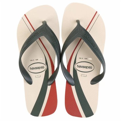 SANDALIA HAVAIANAS TOP MAX BASIC BEGE PALHA 37/38