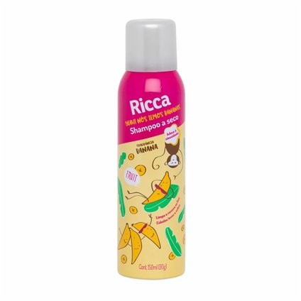 SHAMPOO A SECO RICCA BANANA 150ML