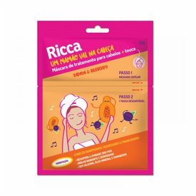 MÁSCARA CAPILAR RICCA HIDRATAÇÃO PAPAYA E BLUEBERRY 30G