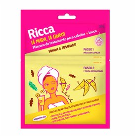 MÁSCARA CAPILAR RICCA RECONSTRUÇÃO BANANA E TAMARINDO 30G