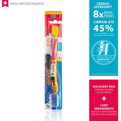 ESCOVA DENTAL EDEL-WHITE KID'S MINI BEATS COM 1 UNIDADE
