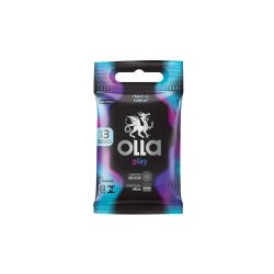 Preservativo Olla Play Com 3 Unidades