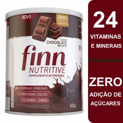 Complemento Alimentar Finn Nutritive Sabor Chocolate Ao Leite 400g