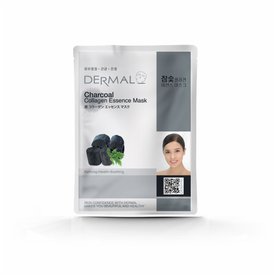 MÁSCARA FACIAL DERMAL DE COLÁGENO COM CARVÃO ATIVADO 23G