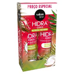 Kit Salon Line Hidra Coco Shampoo 300ml + Condicionador 300ml