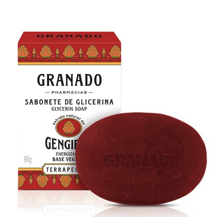 SABONETE BARRA GLICERINADO GRANADO TERRAPEUTICS GENGIBRE 90G