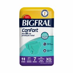 Fralda Adulto Bigfral Confort Xg Com 7 Unidades