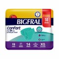 FRALDA ADULTO BIGFRAL CONFORT XG COM 14 UNIDADES