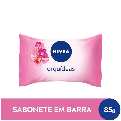 SABONETE BARRA NIVEA HIDRATANTE ORQUIDEAS 85G