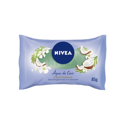 SABONETE EM BARRA NIVEA ÁGUA DE COCO & ÓLEOS ESSENCIAIS 85G