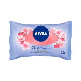 SABONETE EM BARRA NIVEA FLOR DE CEREJEIRA ÓLEOS ESSENCIAIS 85G