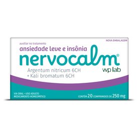 NERVOCALM 250 MG 20 COMPRIMIDOS