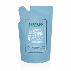 Sabonete De Glicerina Líquido Granado Tradicional Refil 300ml