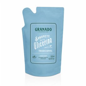 SABONETE DE GLICERINA LÍQUIDO GRANADO TRADICIONAL REFIL 300ML