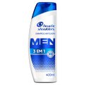 SHAMPOO ANTICASPA HEAD & SHOULDERS MEN 3 EM 1 LIMPA, PROTEGE E SUAVIZA 400ML