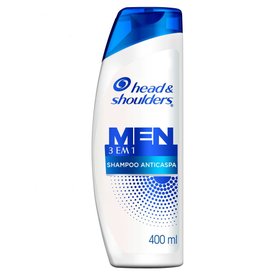 SHAMPOO ANTICASPA HEAD SHOULDERS 3 EM 1 400ML