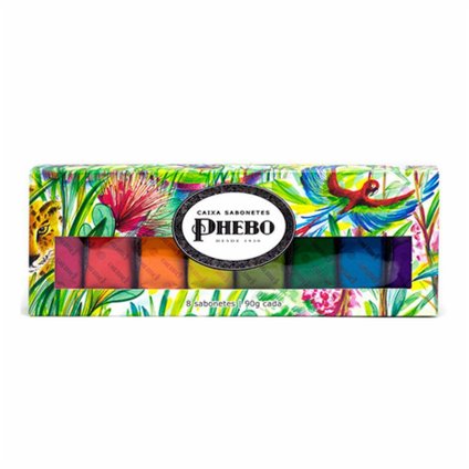 KIT SABONETE PHEBO AMAZÔNIA COM 8 UNIDADES 90G