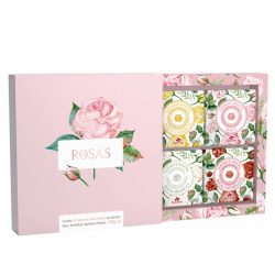 Kit Davene Rosas C/4 Sabonetes 200g Sortidos
