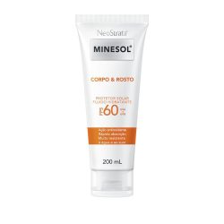Neostrata Minesol Corpo & Rosto Protetor Solar Fluido Hid Fps 60 200 Ml