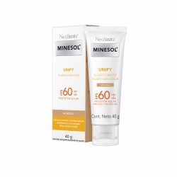 Neostrata Minesol Unify Fluido Com Cor Pele Morena Fps 60 40g