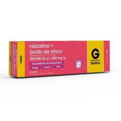 Nistatina 100000 Ui/g + 200mg/g Óxido De Zinco Pomada 60g Cimed Genérico