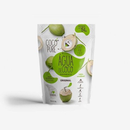 ÁGUA DE COCO COCOPURE ORIGINAL POUCH REFIL 200G