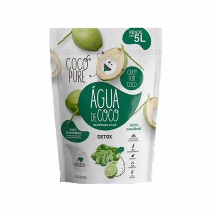 ÁGUA DE COCO COCOPURE DETOX POUCH REFIL 200G