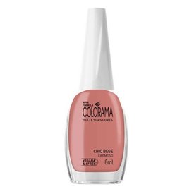 ESMALTE COLORAMA CREMOSO CHIC BEGE 8ML